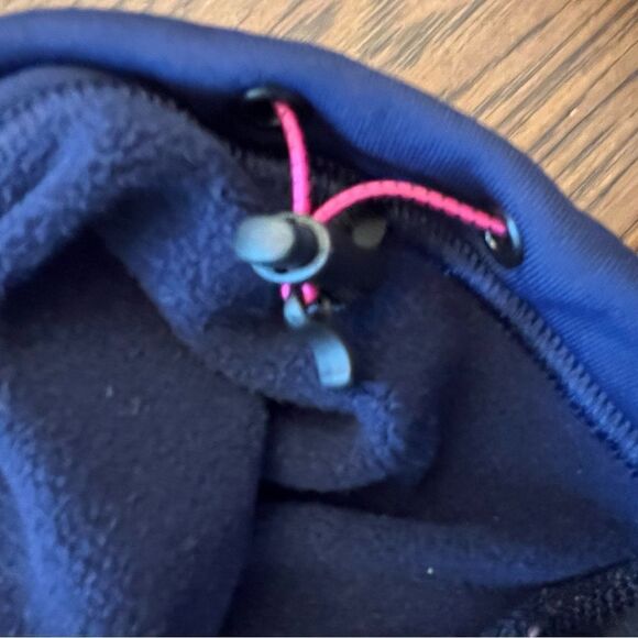 Women’s LL Bean lightweight polyester track sports jacket w pink trim piping. - Picture 8 of 11